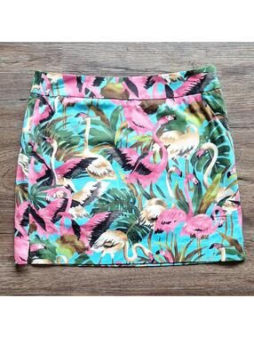 Loudmouth Ladies Flamingo Golf Skort Size 4